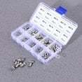 thumbnail image 2 of Phenofice Vis à Barbe 200 Pcs Assortiment de Vis Métriques en Acier Inoxydable 304 M3 M8 Argent Ensemble de Matériel, 2 of 6