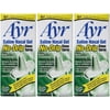 Ayr Saline Nasal Gel No-Drip Sinus Spray,0.75 Fl Oz (Pack of 3)
