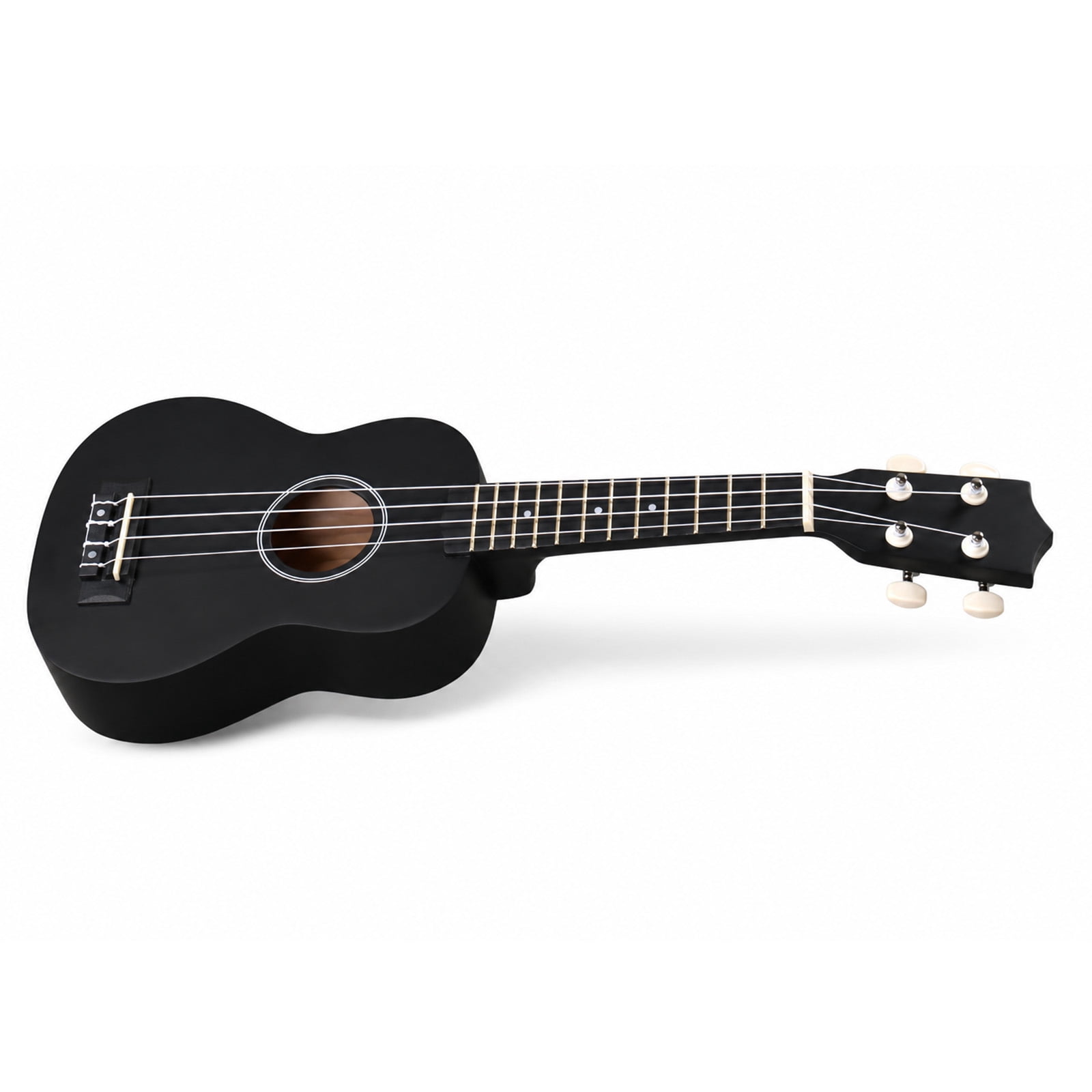 21 Inch Ukulele Beginner Kit with Bag Capo Strap Picks Tuner