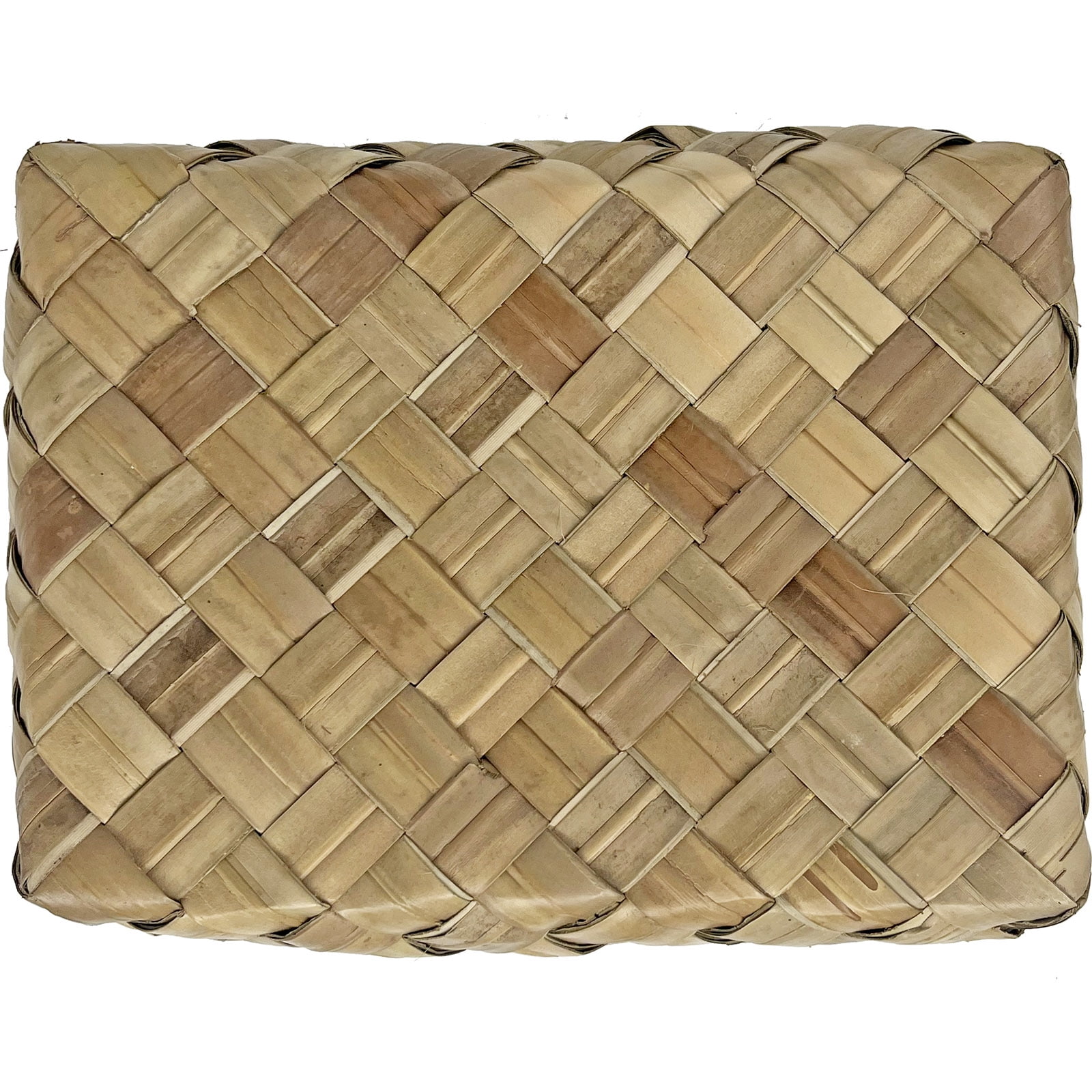 South Seas Native Treasures 3"x7"x10" Basket Lauhala, 1 Each