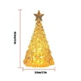 thumbnail image 2 of 1Pcs Crystal Christmas Tree Lights, Acrylic Color Changing Light Up Mini Christmas Tree Decorations for Holiday Indoor Table, 2 of 3