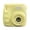 Yellow, variant on Kids Digital Camera USB Rechargeable Mini Camcorder With 1080P Video Recording Front and Rear Lens Video Recorder