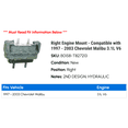 thumbnail image 2 of Right Engine Mount - Compatible with 1997 - 2003 Chevy Malibu 3.1L V6 1998 1999 2000 2001 2002, 2 of 2