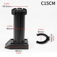 thumbnail image 6 of MOMOJIA 4 Pieces Adjustable Cabinet Legs Durable Plastic Home Balance Parts Quick Fitting Upgrades for Stability On Uneven Floors, 6 of 9
