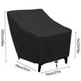 thumbnail image 1 of Outdoor Chair Dust Cover Anti-sunlight Chair Oxford Fabric Cover Waterproof Dustproof Windproof, 1 of 9