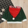thumbnail image 6 of Afdoent Toddler Boys Girls Jacket Festive Santa Jacket For Boys Long Sleeve Warm Winter Coat With Soft For Holiday Parties And Events 18-24 Months, 6 of 9