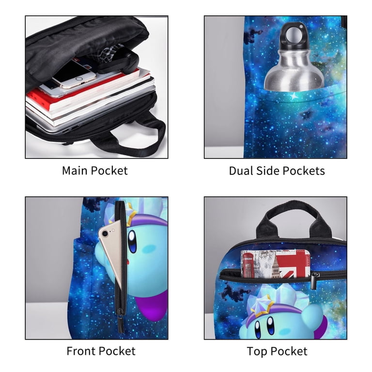 Adventure Kirby Backpack Bookbag School Bag Unisex Daypack  display picture 1