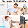 thumbnail image 3 of Soporte Para Doble Monitor De 15 A 33 Pulgadas De Mesa Y Escritorio, 3 of 9