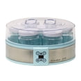 thumbnail image 2 of Studio 54 Yogurt Maker Machine with 7 Reusable Glass Jars (6oz Each), Probiotic Greek Yogurt Maker with Precise Time & Temperature Controls, Retro Blue Digital Yogurt Maker, 2 of 11