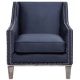 thumbnail image 3 of Picket House Furnishings Fauteuil d'Appoint Aster en Bleu Marine, 3 of 11