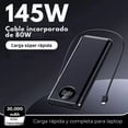 thumbnail image 3 of Powerbank 30,000mah MR. GADGETS Ultra Carga Rápida 145W, 3 of 8