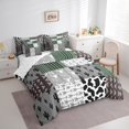 thumbnail image 4 of Manfei Abstract Zebra Print 7-Piece Twin Bedding Sets,bohemian Theme Bedding Comforter Set,Boho Bull Skull Sheet Sets For Children,Microfiber Bedroom Decor Reversible, 4 of 9