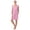 Pink Tulle Soft Floral, variant on Women’s Knit Scoop Neck Henley 36” Chemise, Sizes XS-5X