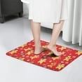 thumbnail image 4 of Red Christmas Gingerbread Man Flannel Non Slip Door Rugs,Washable Door Mats Indoor,Decorative Door Mats,Dirt-Resistant and Absorbent Doormat for Entrance,Bedroom,Kitchen,Bathroom,23.5"x16", 4 of 5