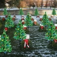 thumbnail image 6 of COCOBELA 4 Set Solar Christmas Tree 80pcs Multicolor LED Christmas Lights for Outdoor Christmas Decorations,Solar Powered Prelit Small Christmas Tree for Outside Pathway Garden Yard Decor, 6 of 10