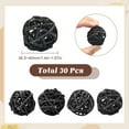 thumbnail image 2 of 30Pcs Centerpiece Table Bowl Filler Black Wicker Balls Bulk 4mm Round Decorative Table Bowls Twig Orbs Vase Filler Wicker Ball for Christmas Halloween Wedding Table Party Decor DIY Crafts, 2 of 5