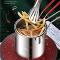 thumbnail image 3 of Deep Fryer with Frying Basket Multi-Function Small Pot for Kitchen Use Fried Chicken Cooking Tools, 3 of 6