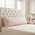 thumbnail image 2 of Unique Bargains 1 Pack Soft Cooling Cotton Pillow Covers Wrinkle Resistant Light pink, 2 of 5