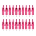 thumbnail image 2 of ZOURIH Ballpoint Pen Cartridges - Saturated Pink Ink (20 Pack) - Practice Cartridges for Rotary Pen Machines - Water-Based Ink with Bold Color,Pink, 2 of 8