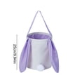 thumbnail image 3 of Wozhuo Sac-cadeau de Bonbons de Pâques Panier Lapin en Forme d'Oeuf Réutilisable Cadeau de Fête, 3 of 6