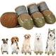 thumbnail image 1 of Zapatos impermeables para perros, Protector de garra suave, suela antideslizante para senderismo, correr, Botas de lluvia para perros al aire libre, 4 unidades/juego (verde) JM, 1 of 4
