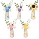 thumbnail image 4 of Belleza simulada para decoración de mesas Regalo Flor de lana tejida a mano en jarrón de cerámica, 4 of 8