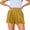 Yellow, variant on Casual Shorts for Women Elastic High Waist Loose Lightweight Waistband Summer Shorts with Pockets