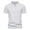 White, variant on Men's Deep V Neck Short Sleeve T-Shirt - Elastic Cotton Blend Bottoming Shirt - Fashionable Design for Beach and Casual Summer Occasions