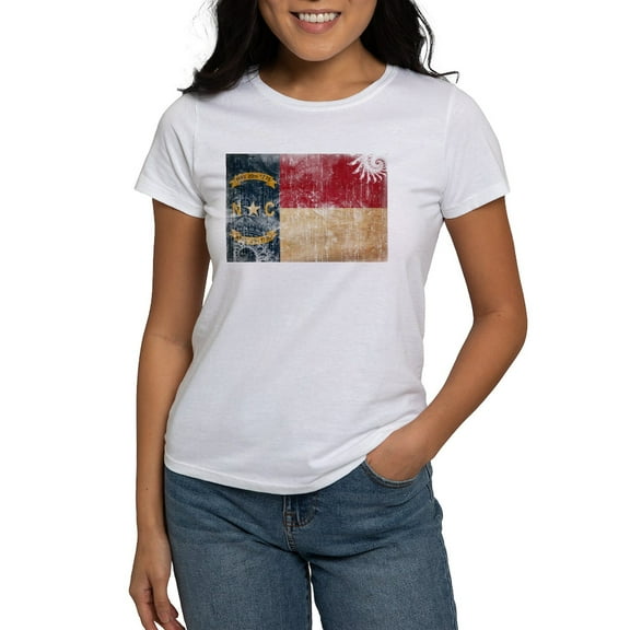 CafePress - North Carolina Flag Women's T Shirt - Women's Classic T-Shirt