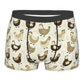 thumbnail image 4 of Goofa Funny Chicken Printed Men's Boxer Briefs Underwear, Moisture-Wicking Underwear, Trunk,Soft and Breathable Cotton Underwear-Small, 4 of 9