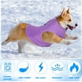 thumbnail image 6 of Dog Sweater Soft Fleece Vest with Leash Ring Plaid Warm Winter Pet Clothes Dog Pullover Jacket for Dogs Cats Winter Chihuahua Pet Indoor Outdoor Use, 6 of 8