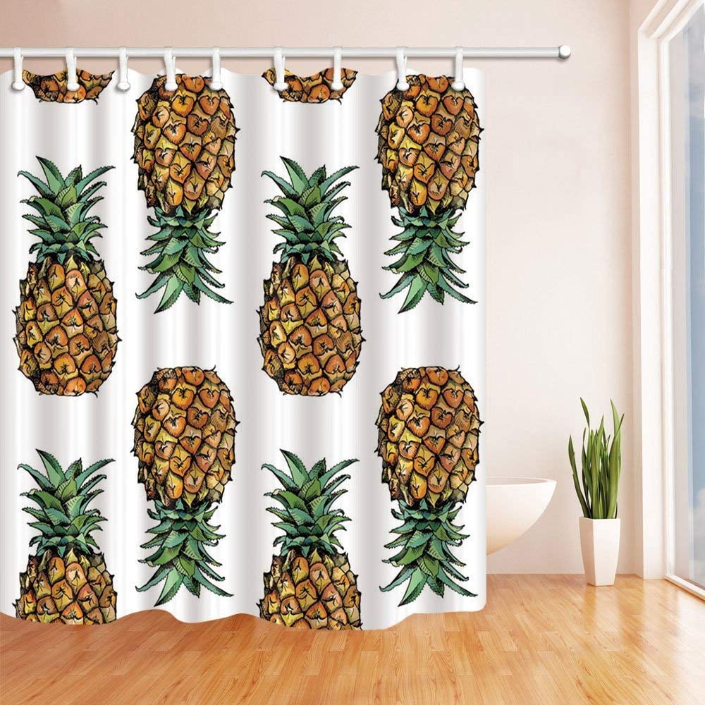 WOPOP-Tropical-Fruit-Pineapple-with-Leaves-Polyester-...
