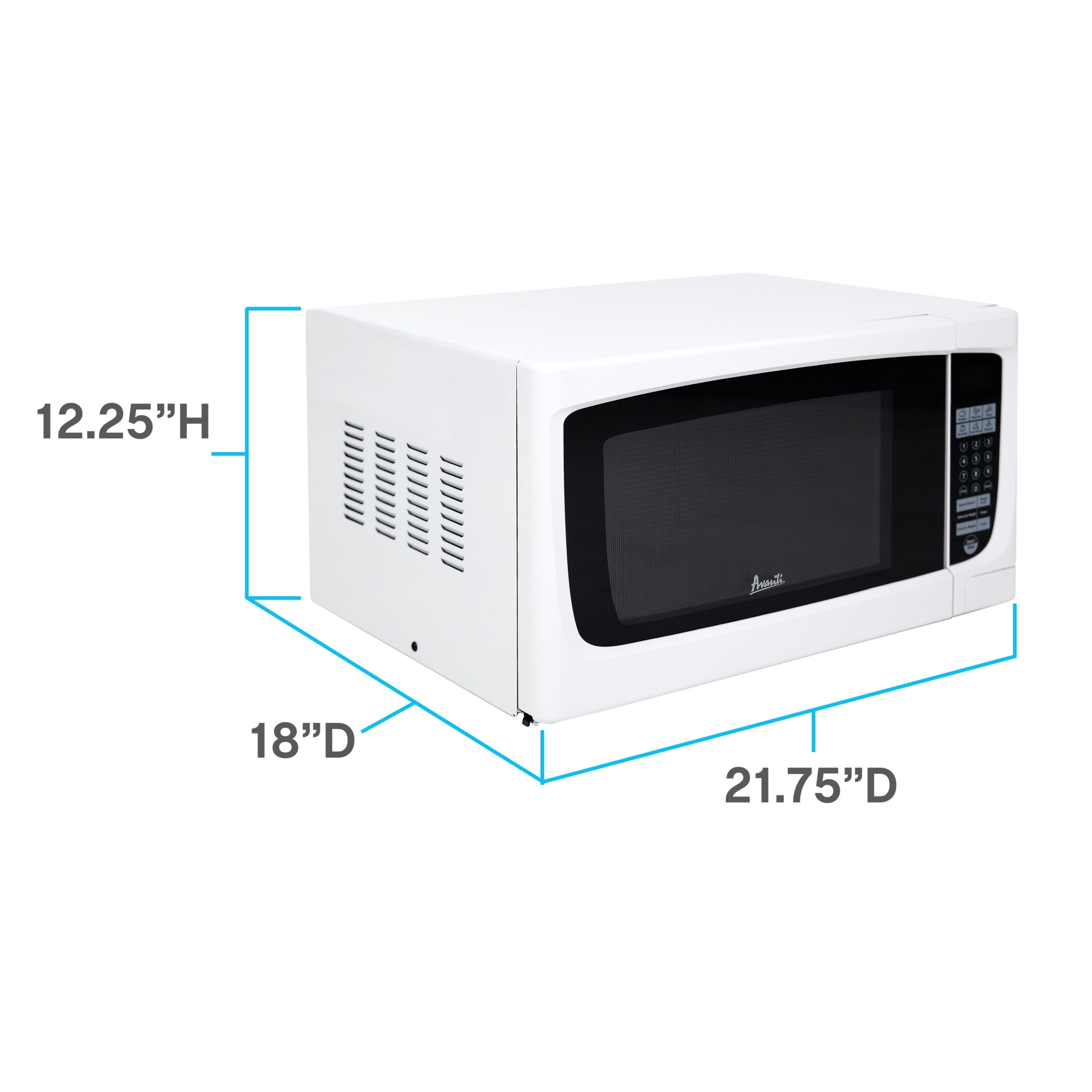 Avanti 1.4 cu. ft. Microwave Oven, in White (MO1450TW)