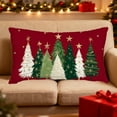 thumbnail image 2 of Qwtwty Home Decor Three-dimensional Effect Pillowcase Christmas Pillow Cover Festival Decoration Sofa Decoration Flax Pillowcase Bedroom Home Sofa Decoration Sofa Pillowcase, 2 of 6