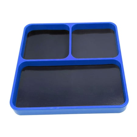 

Ametoys Magnetic Desktop Screws Tools Parts Tray Holder Storage Plate Box Case Organizer for Metal Parts Screws Sockets Bolts Pins Organization