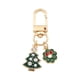 thumbnail image 1 of Llavero de metal con forma de muñeco de nieve y caramelo de árbol de Navidad | Llavero festivo | Abalorio de aleación para rellenar calcetines y pequeños regalos | Incluye 1 llavero, 1 of 2