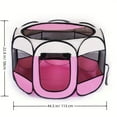 thumbnail image 4 of Spacious Outdoor Pet Haven - 44.5*44.5*22.8 in Foldable Portable Pet Tent and Playpen for Dogs and Cats - Providing Ultimate Comfort, Security, and Freedom for Your Furry Friend to Play and Relax, 4 of 10