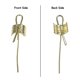 thumbnail image 5 of Clip Decorativo de Metal XINYU 2 Hebillas de Cola de Caballo Doradas Estilo 2, 5 of 6