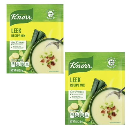 ( 2 Pack ) Knorr No Artificial Flavors Leek Soup Mix, 1.8 oz Pouch