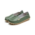 thumbnail image 3 of Fangasis Womens Casual Shoes Fashion Loafers Slip On Flats Driving Lightweight Nurse Shoe ArmyGreen 5.5, 3 of 5
