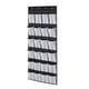 thumbnail image 2 of Organizador de zapatos colgante Sunnimix 24 bolsillos grandes de malla Blanco negro, 2 of 8