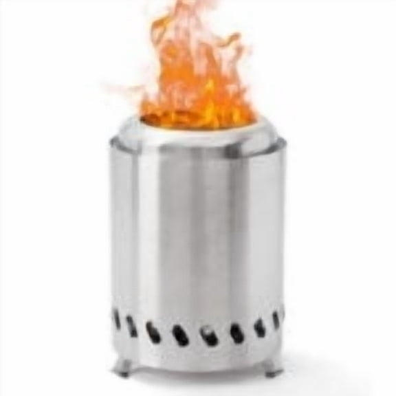“Pitzy” Portable Fire Pit By: Seamless Outdoors-SILVER