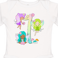 thumbnail image 4 of Inktastic Flower Fairies First Birthday Boys or Girls Long Sleeve Baby Bodysuit, 4 of 5