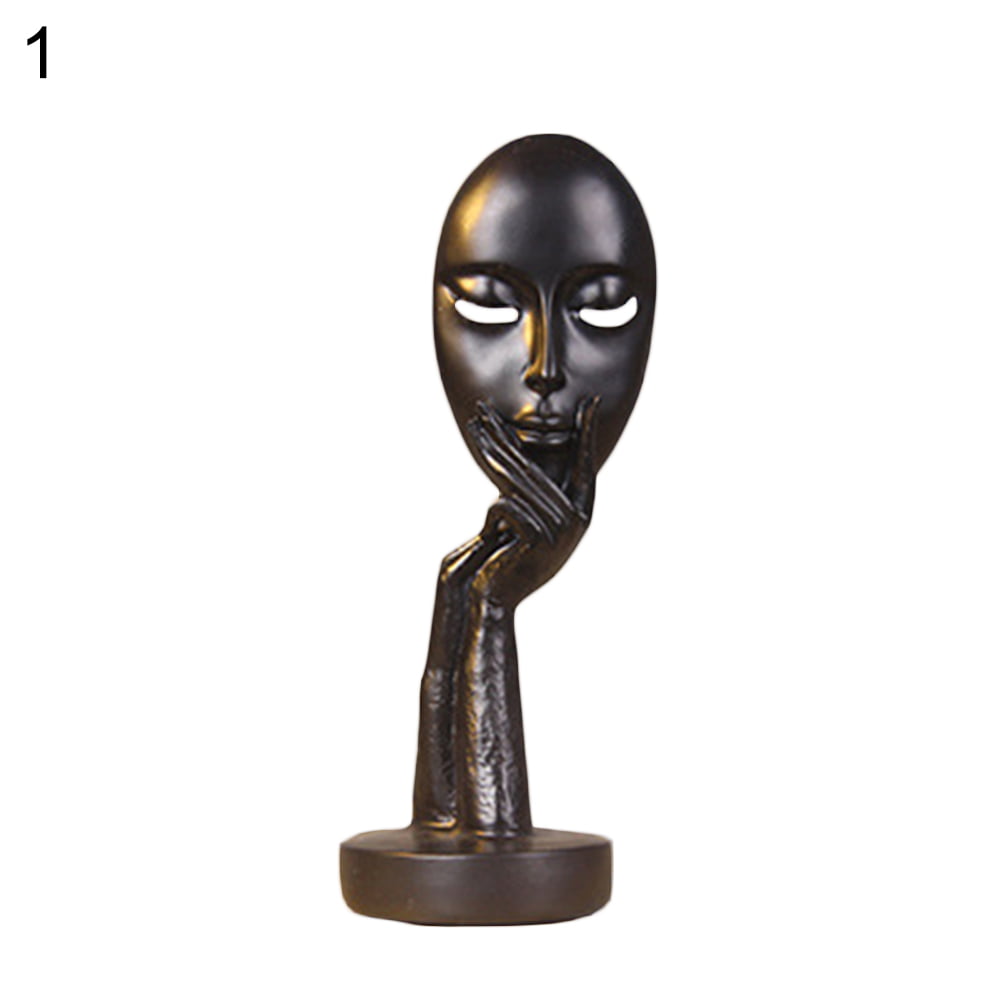 Details about   Modern Furnishing Article Women Thinking Face Statues for Decoration Home Figure 