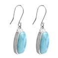 thumbnail image 5 of Yo Treasure Women Larimar Dangle Earrings 925 Sterling Silver Gifts for Her, 5 of 7