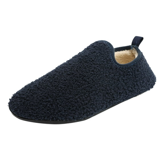 YLYL Warm House Slippers for Men Women Memory Foam Anti-Skid Sole Indoor Outdoor Bedroom Shoes