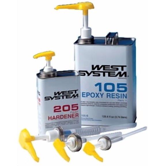 West System 300 Resin & Hardener Mini Pump Set