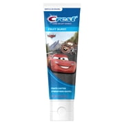 (2 pack) (2 pack) Crest Kid's Toothpaste featuring Disney & Pixar's Cars (children and toddlers 2+), Fruit Burst, 4.2 oz