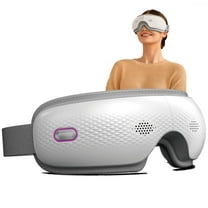SKG Eye Massager with Heat & Music, Foldable Eye Mask for Migraine & Strain, 5 Massage Modes, Perfect Relaxation Birthday Gifts for Dad, Mom, Men, Women