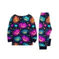 thumbnail image 5 of Matching Family Halloween Pajamas Set - 2026 Cute Ghost & Pumpkin Print Two-Piece Sleepwear Pjs - Family Matching Pajamas Soft Holiday Jumpsuit Loungewear for Family, 5 of 6